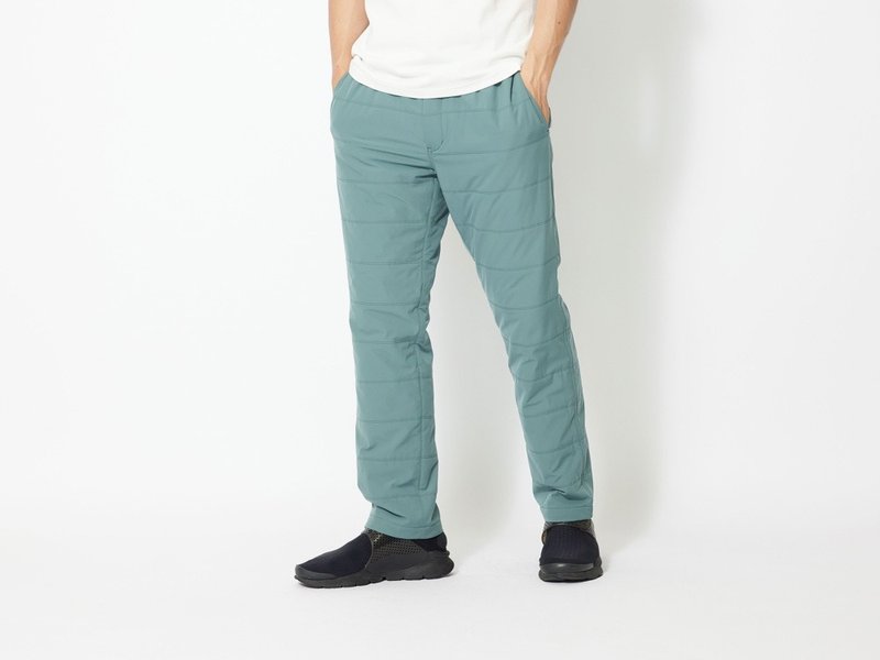 Flexible Insulated Pants, pale blue - Men's Pants - Polyester Green