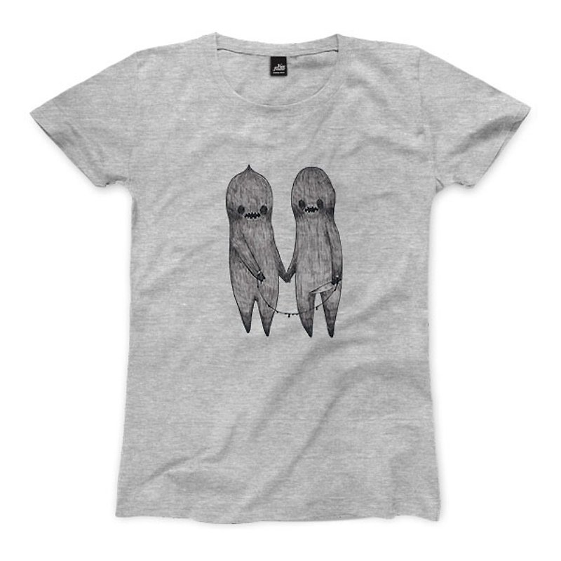 Three o'clock in love - Deep Heather Grey - Women's T-Shirt - Women's T-Shirts - Cotton & Hemp 