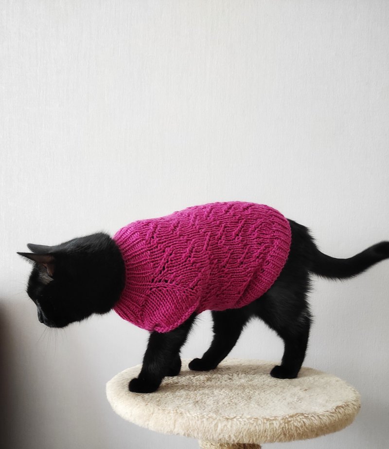 Sweater for cats Jumper for pets Knit cat clothing Pets outfit Cat clothes - 寵物衣服 - 羊毛 