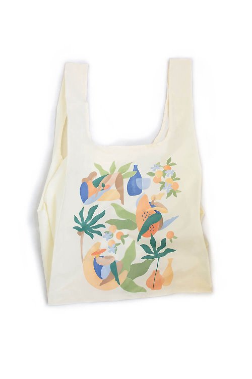 Kind Bag 台灣 英國Kind Bag-環保收納購物袋-中-Maggie聯名- 水果小屋
