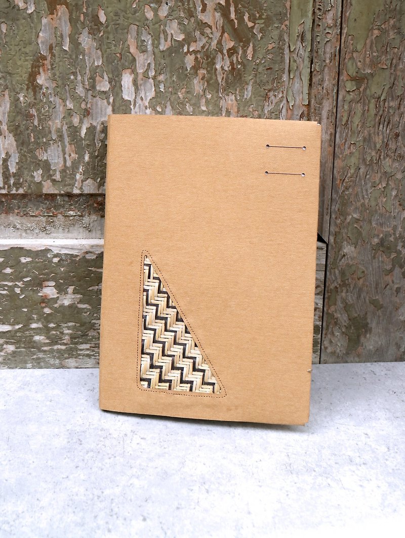 【Ji Ri】Bamboo Book Clothing - สมุดบันทึก/สมุดปฏิทิน - กระดาษ สีนำ้ตาล