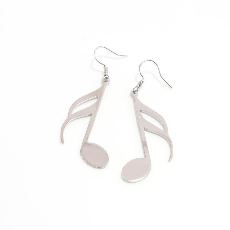 Note melodie earring - Earrings & Clip-ons - Copper & Brass Silver