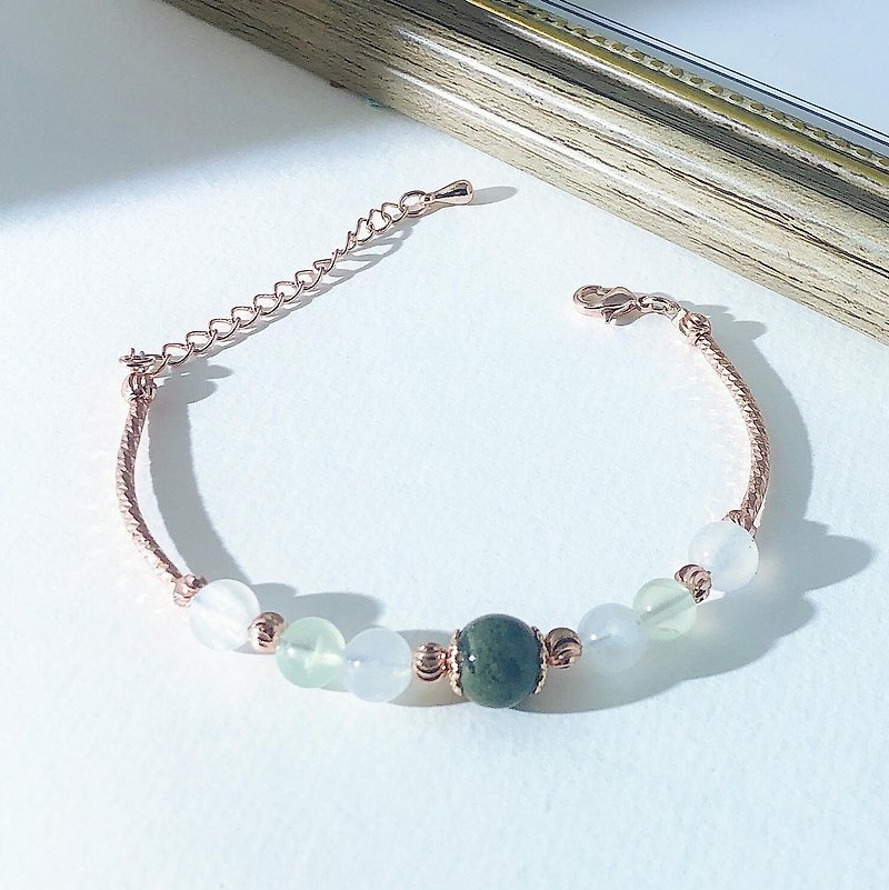 Natural Stone Crystal Bracelet - Bracelets - Crystal Green