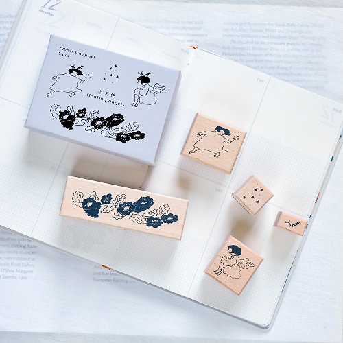 Journal Stamp Set - By the Window  Planner stamp, Rubber stamp, Scrapbook  - Shop dodolulu Stamps & Stamp Pads - Pinkoi