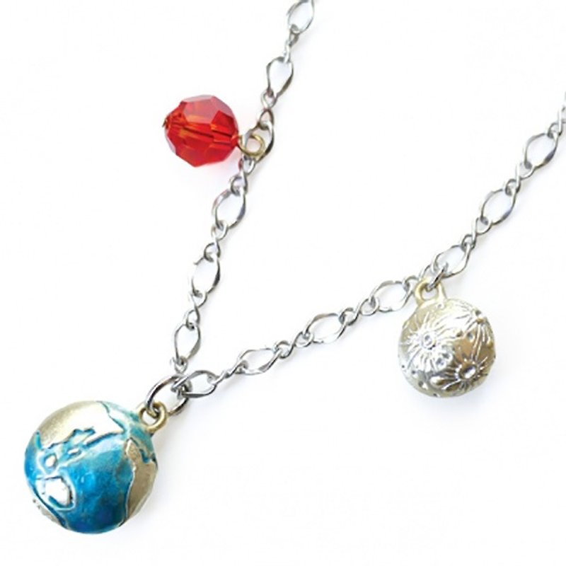 Universe Utopia / necklace NE303 - สร้อยคอ - โลหะ สีน้ำเงิน
