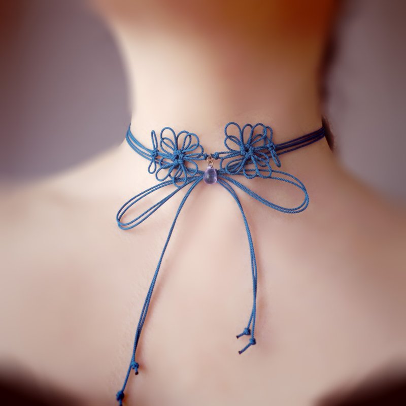 Choker KimiMataEtsu - Chokers - Polyester Blue