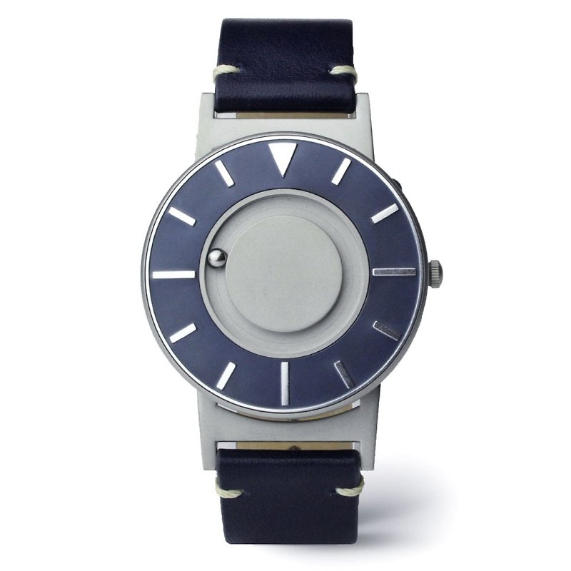 大英博物館典藏 全台首款觸感腕錶EONE Bradley-航海家-藍 - 女裝錶 - 其他金屬 灰色
