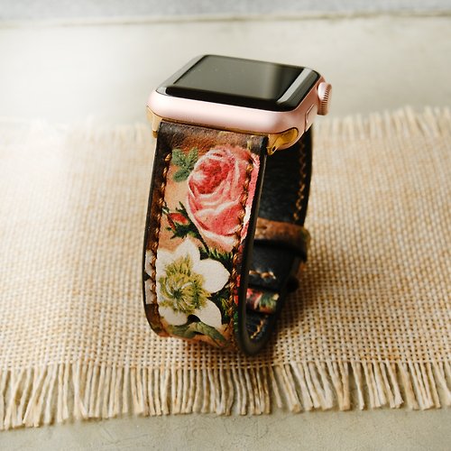 RuslieStraps Apple watch leather band 44mm / 42mm, 40mm / 38mm