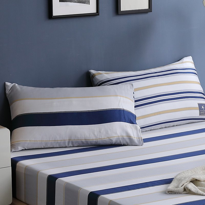 Azure Ocean - Extra large size Tencel bed bag pillowcase three-piece set [40 100% Lysell] 6*7 feet - Bedding - Silk Multicolor