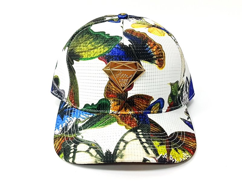 Golden Diamond Baseball Cap#jungle Tide Hat Old Hat - หมวก - ผ้าฝ้าย/ผ้าลินิน หลากหลายสี