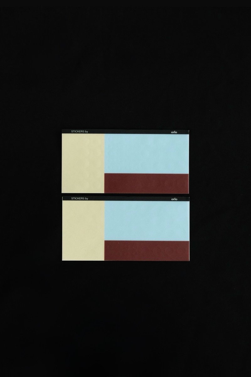 washi sticker showa・和紙貼紙 2入 - 貼紙 - 紙 多色