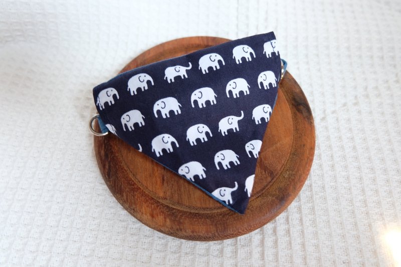 Pet collar - Elephant collar - 項圈/牽繩 - 棉．麻 多色