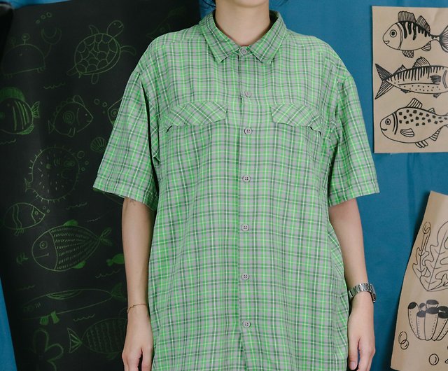 Columbia fishing shirt 012, vintage fishing shirt【Tsubasa.Y vintage house】  - Shop tsubasay Men's Shirts - Pinkoi