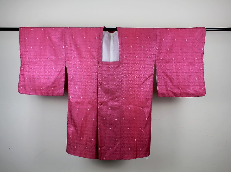 タートルGege  - 日本ピンク菱形Daoxing手作りの着物ジャケット - ジャケット - 紙 多色