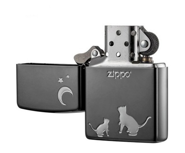 ZIPPOオフィシャルフラッグシップストア】望月キャット（ブラック