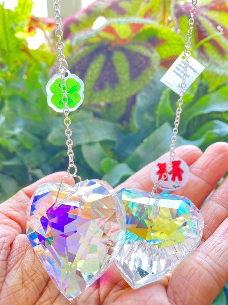 太陽捕手彩虹捕手水晶掛飾 - 擺飾/家飾品 - 水晶 透明