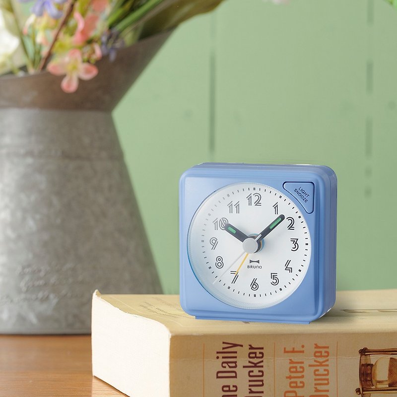 日本BRUNO Mini掌上型鬧鐘(藍色) - 時鐘/鬧鐘 - 其他材質 藍色