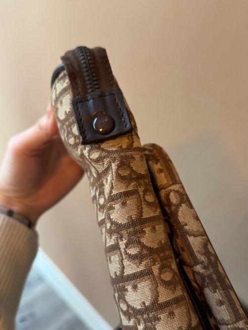 美品 クリスチャンディオール dior ガーメントバック ヴィンテージで希少なクリスチャン ディオール オブリーク