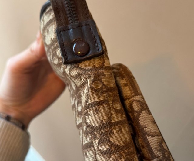 美品 クリスチャンディオール dior ガーメントバック ヴィンテージで希少なクリスチャン ディオール オブリーク