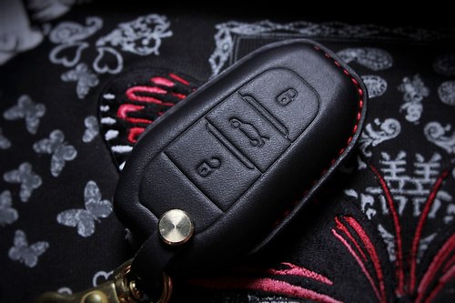 TTP_leathers 波賽頓手工皮件 雪鐵龍 CITROEN C4 C5 Aircross Picasso汽車鑰匙包