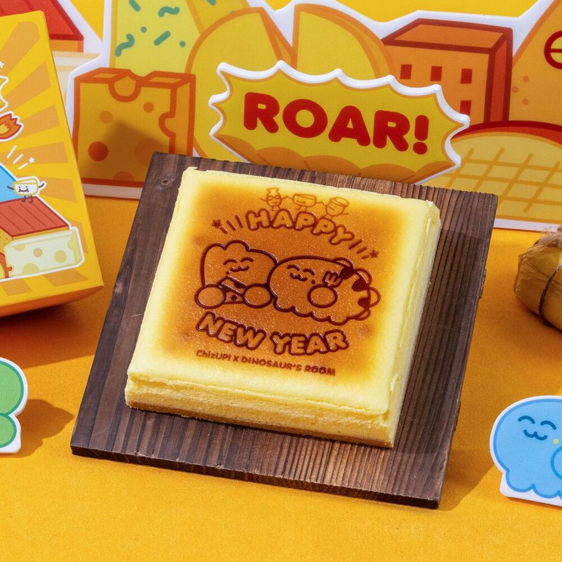 [Spring Festival Limited] Cheese Dragon Roar Collaboration Gift Box - เค้กและของหวาน - อาหารสด 