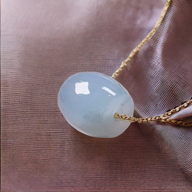 【萬事亨通】冰種翡翠路路通項鍊 | 天然緬甸玉翡翠A貨 | 送禮 - 項鍊 - 玉石 透明