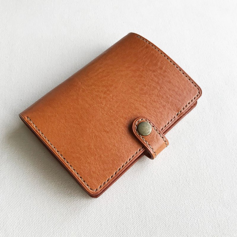 Toscana Leather Passport Holder Passport Case Toffee - Passport Holders & Cases - Genuine Leather Brown