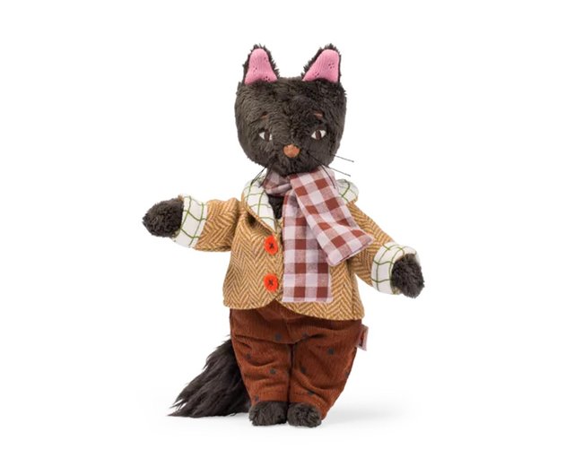 フランスのムーラン・ロティ ミヌッチャシリーズ 子猫レオン人形