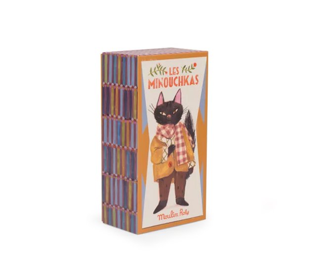 フランスのムーラン・ロティ ミヌッチャシリーズ 子猫レオン人形