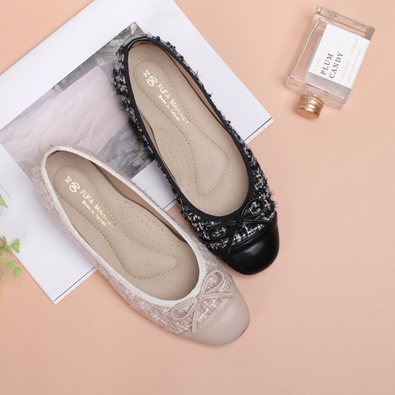 Small fragrance doll shoes 1BC83 - รองเท้าบัลเลต์ - วัสดุอื่นๆ สีดำ