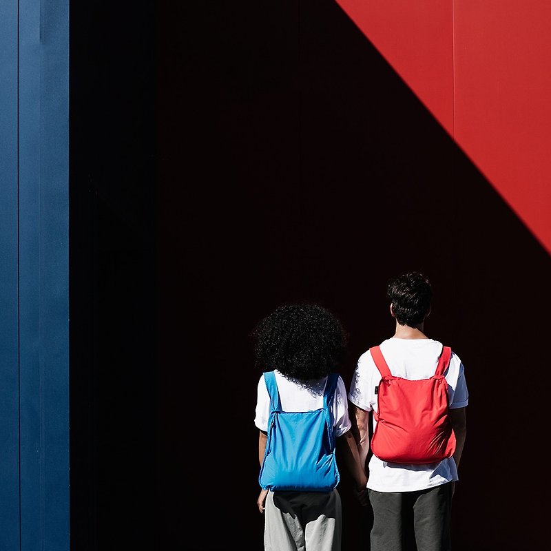 Notabag - Red - กระเป๋าถือ - ผ้าฝ้าย/ผ้าลินิน สีแดง