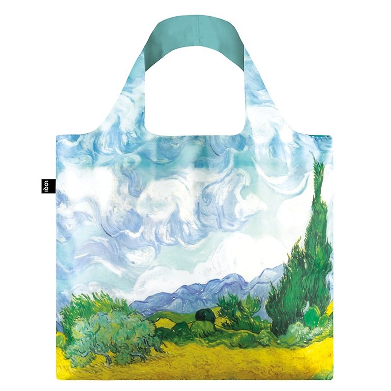 LOQI 購物袋-博物館系列 (麥田・新 VGWHN) - 側背包/斜孭袋 - 聚酯纖維 多色