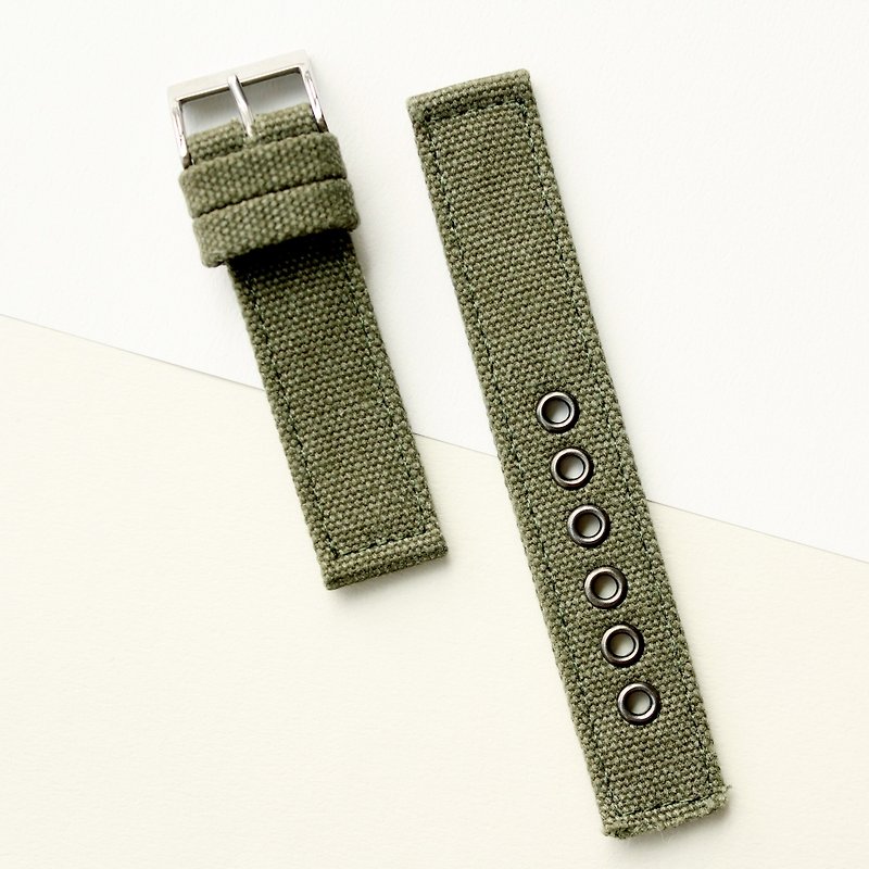 [] PICONOナイロンストラップ/暗緑色 - 腕時計 - その他の素材 