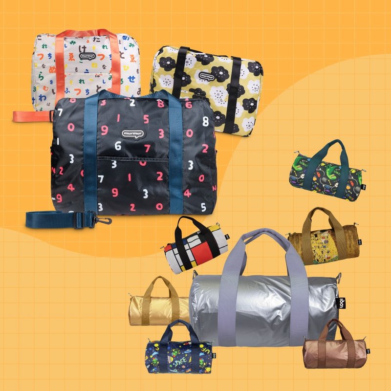 [43% off value gift pack] sousou travel bag + LOQI mini travel bag - Luggage & Luggage Covers - Polyester Multicolor