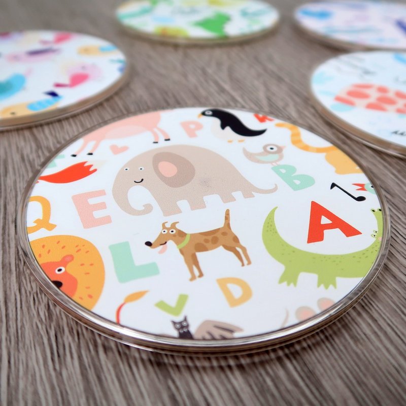 【聖誕節快速出貨】童趣動物園/防水壓克力5入一組杯 - 其他 - 壓克力 