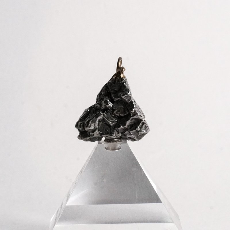 阿根廷Campo鎳鐵隕石掛墜15.2g(不含鍊)#64 - 項鍊 - 石頭 黑色
