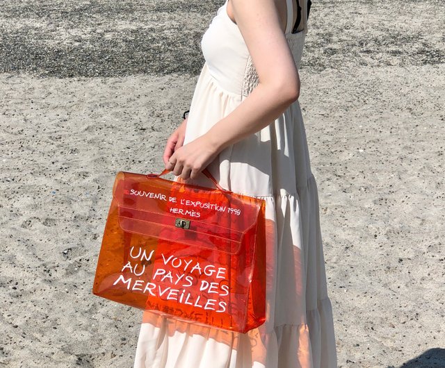 日本直送 名牌中古包 】HERMES エルメス ターンロック ビニール