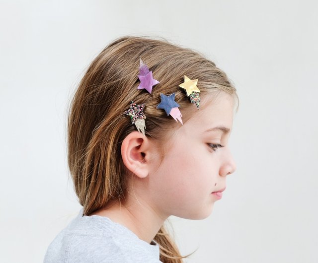 UK Mimi & Lula AW23_Rock Ziggy - Comet Sparkle ミニ ヘアクリップ 8