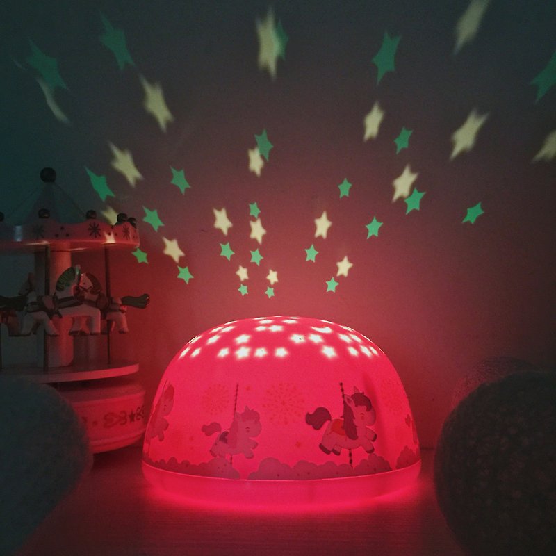 [ミュージック スター プロジェクション ライト] SomeShine には明るいスポットがあります - カルーセル - 照明・ランプ - プラスチック ピンク