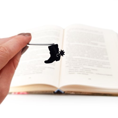 Design Atelier Article Metal Bookmark Cowboy Boot, Small Bookish Gift for Texas Fans.