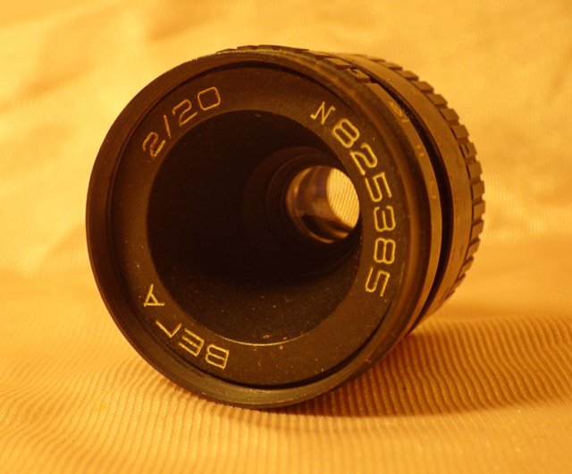 Vega-7 2/20mm ソビエトレンズ M25 Cマウント BMPCC 16mm