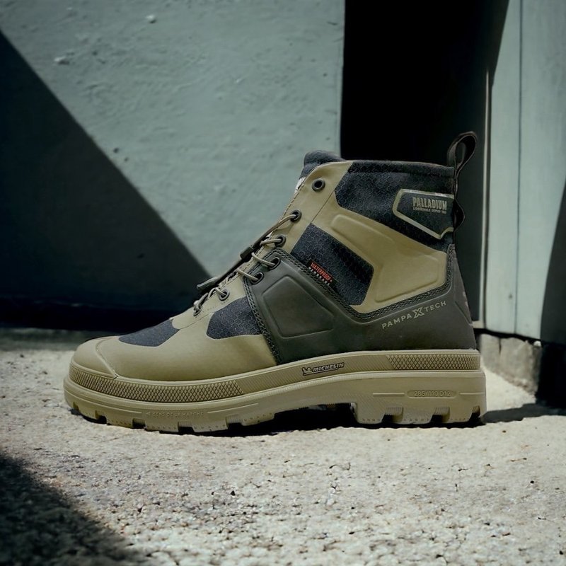 【會員日】PALLADIUM PAMPA TECH 米其林聯名潮流防水靴74067 - 女休閒鞋/帆布鞋 - 其他材質 多色