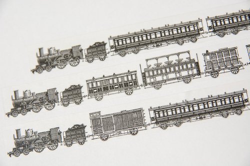 碎碎念 Nagging Zakka 日本和紙膠帶 - 古董蒸汽火車Steam Train