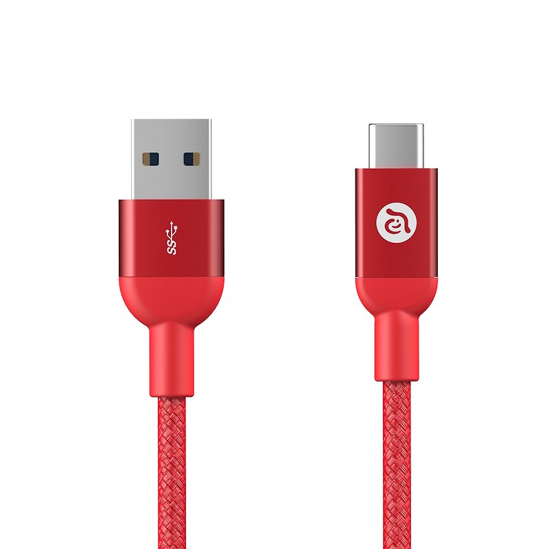 USB-C  -  USB 3.1 1M充電ケーブル - 充電器・USBコード - 金属 グレー