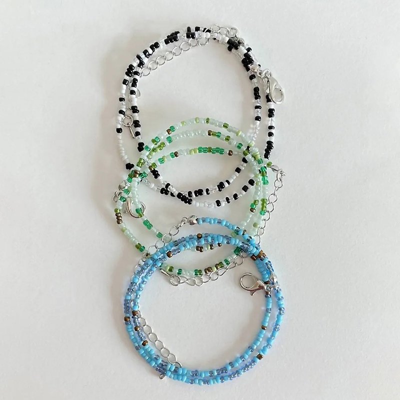 Beads Pearls Necklace - สร้อยคอ - อะคริลิค หลากหลายสี