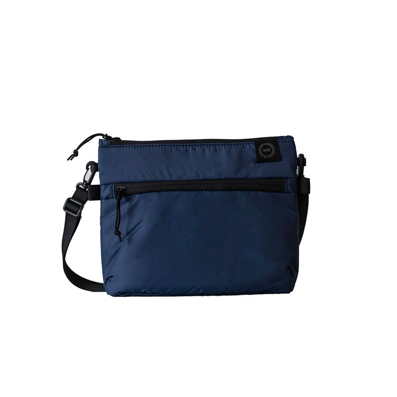 Mountain sacoche 2.0 Navy blue water repellent shoulder bag - 其他 - 尼龍 藍色