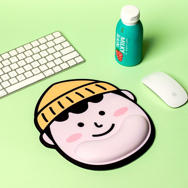 AUG8 STORE happy fat house together fat and cute silicone wrist mouse pad - Mouse Pads - Other Materials 