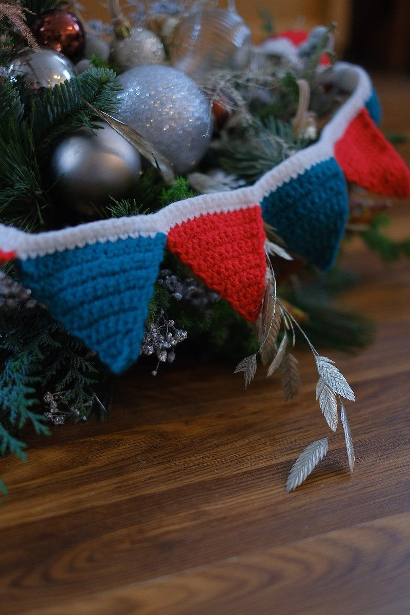 Christmas flags/decoration - Items for Display - Cotton & Hemp Multicolor