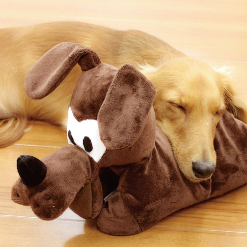 【Japanese DoggyMan】Don’t just spill dog food! Biscuit & Doggy pillow combination - Snacks - Other Materials 