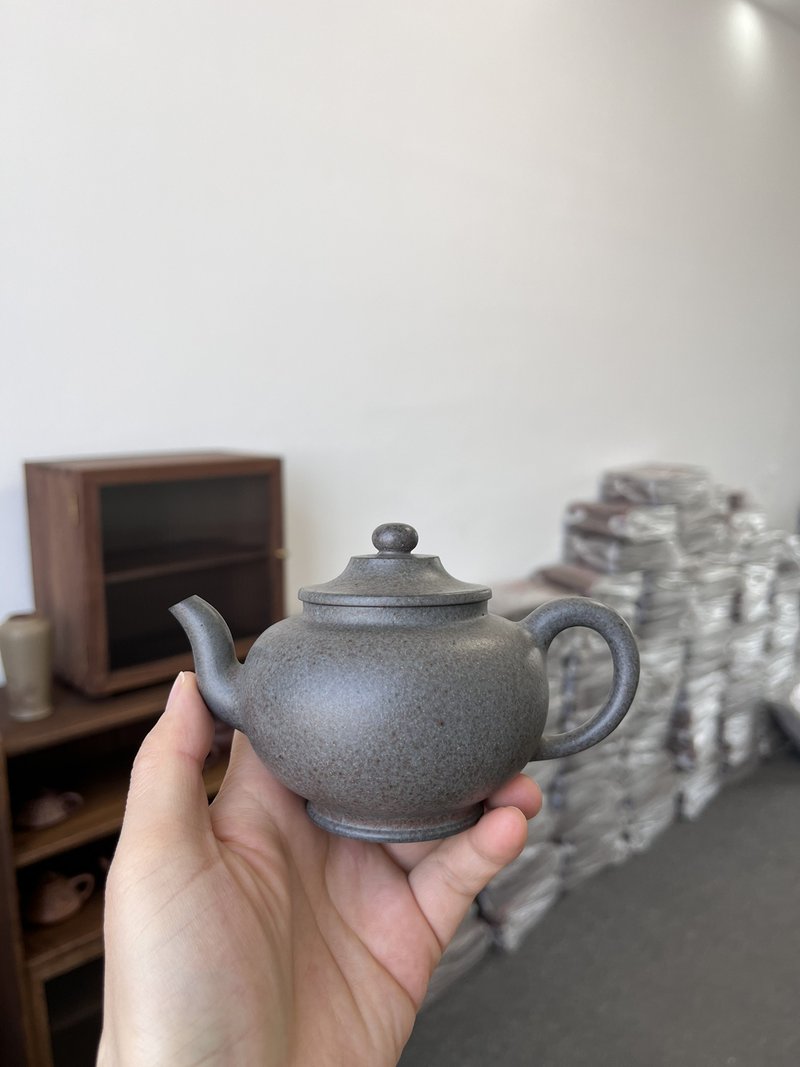 旭帽宫灯 特高温 现货实拍 老紫泥高温烧制 富有老味 气孔延展宜 - 茶壺/茶杯/茶具 - 陶 灰色